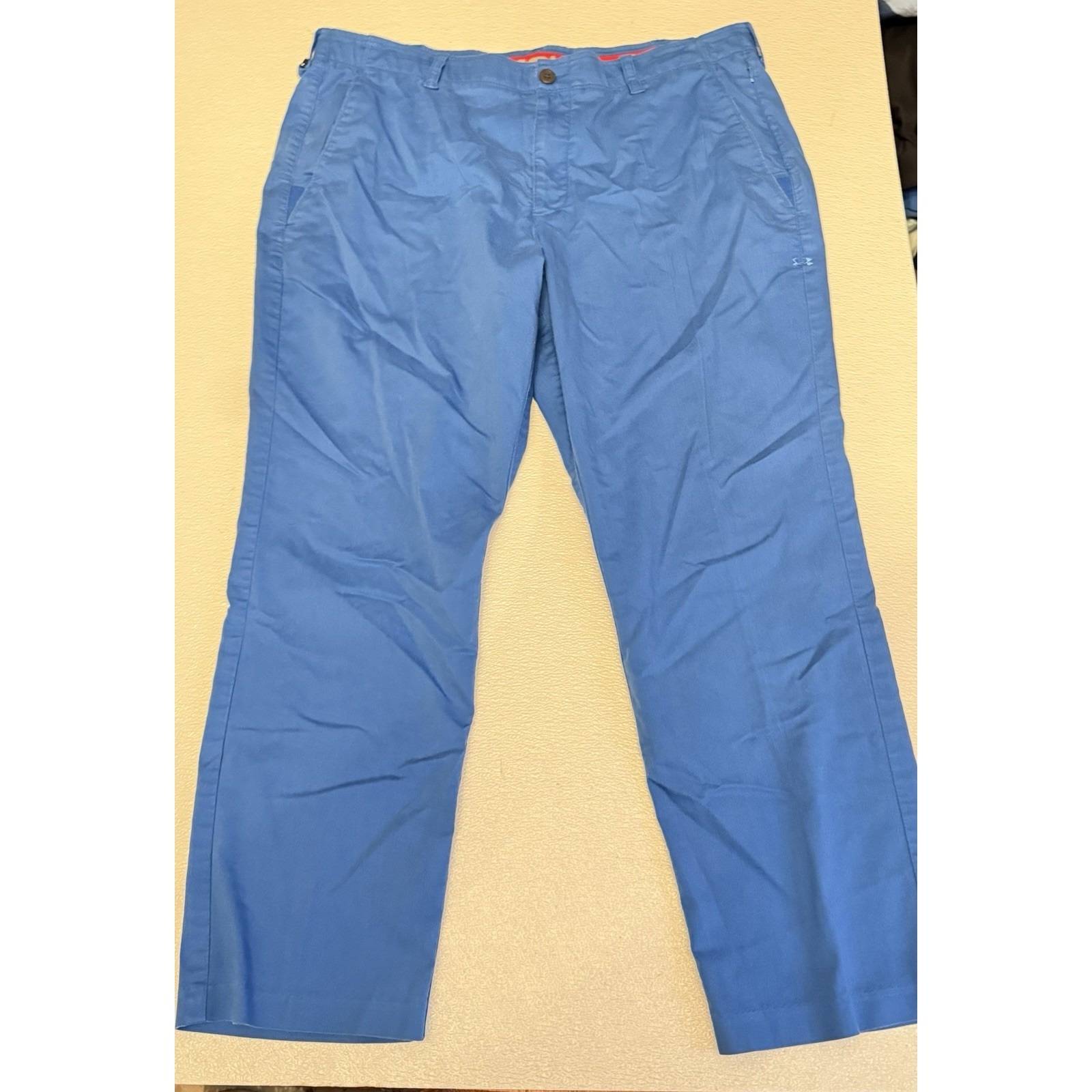Under Armour Mens Match Play Blue Golf Pants Size 42x30